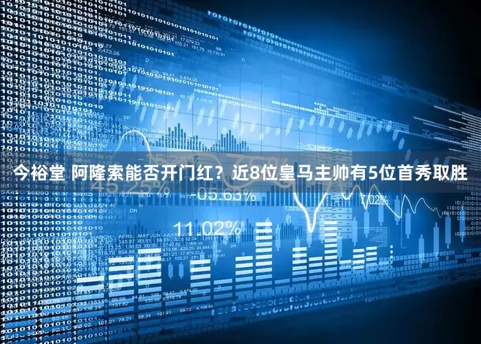 今裕堂 阿隆索能否开门红？近8位皇马主帅有5位首秀取胜