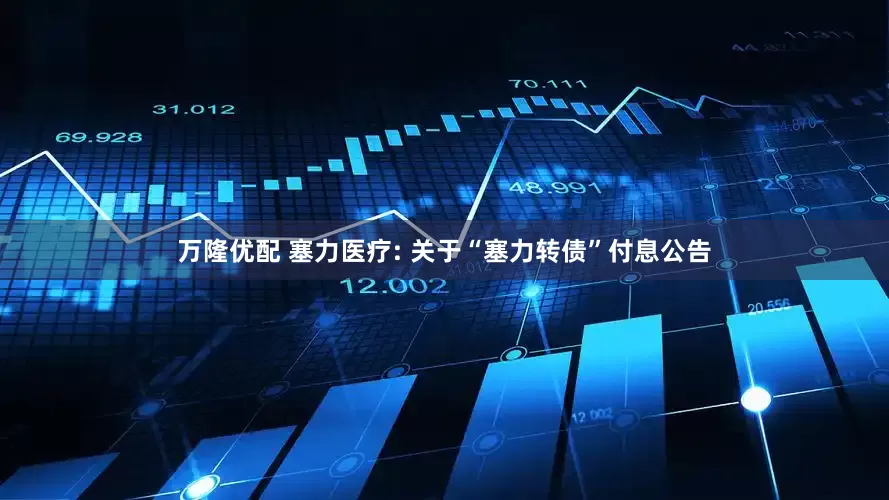 万隆优配 塞力医疗: 关于“塞力转债”付息公告